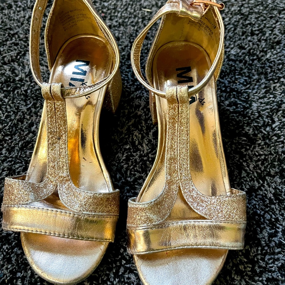 Mia glitter heeled dress shoe